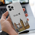 Travel Place Printed Transparent Silicone Case