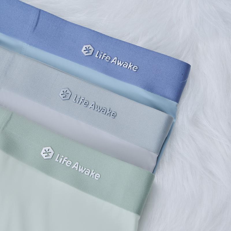 Life Awake Men's Boxer Briefs Made of Premium Ice Silk Fabric | BS-31
