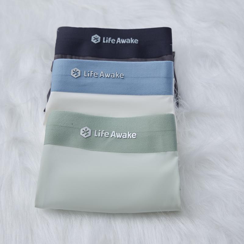 Life Awake Men's Boxer Briefs Made of Premium Ice Silk Fabric | BS-31